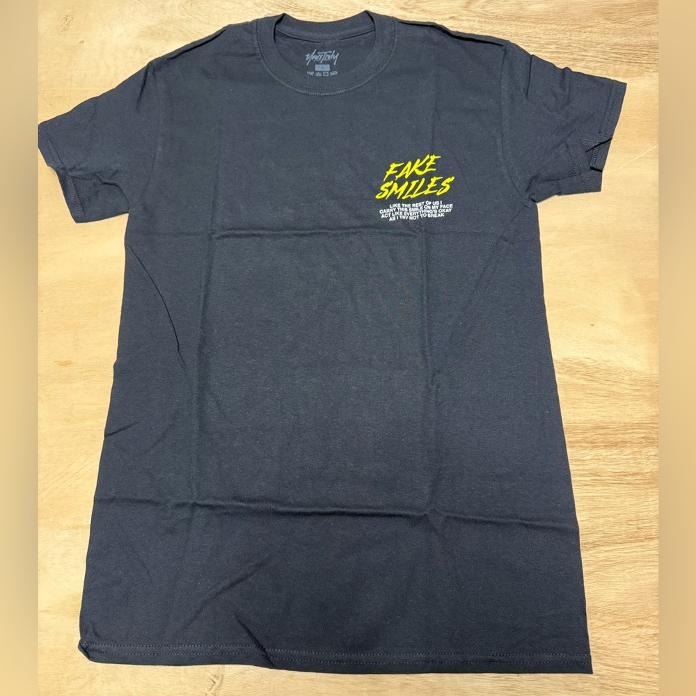 NWOT Black Graphic T-Shirt from Yours Truly by Phora